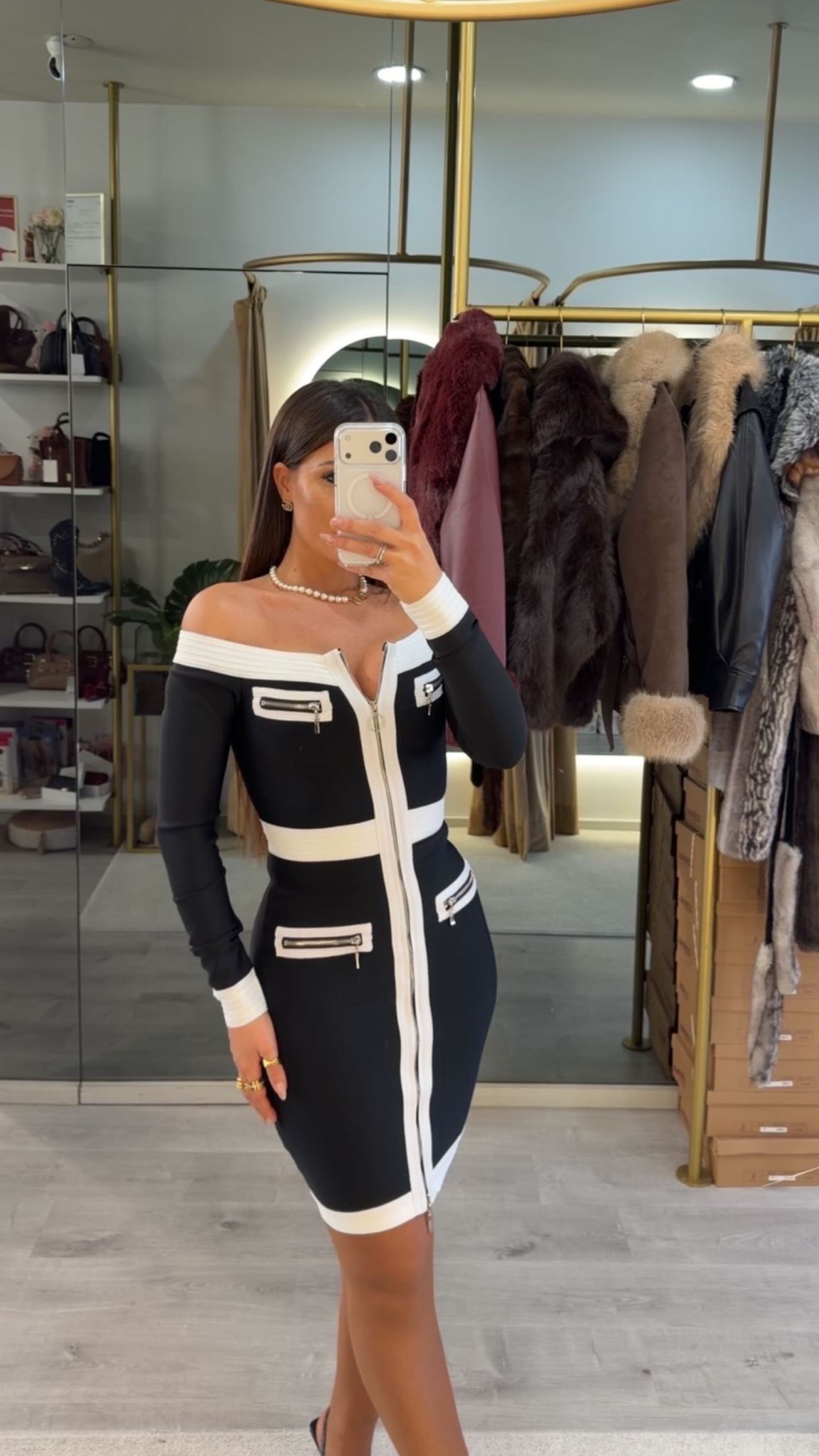 Black and White Dress - F&P Paris