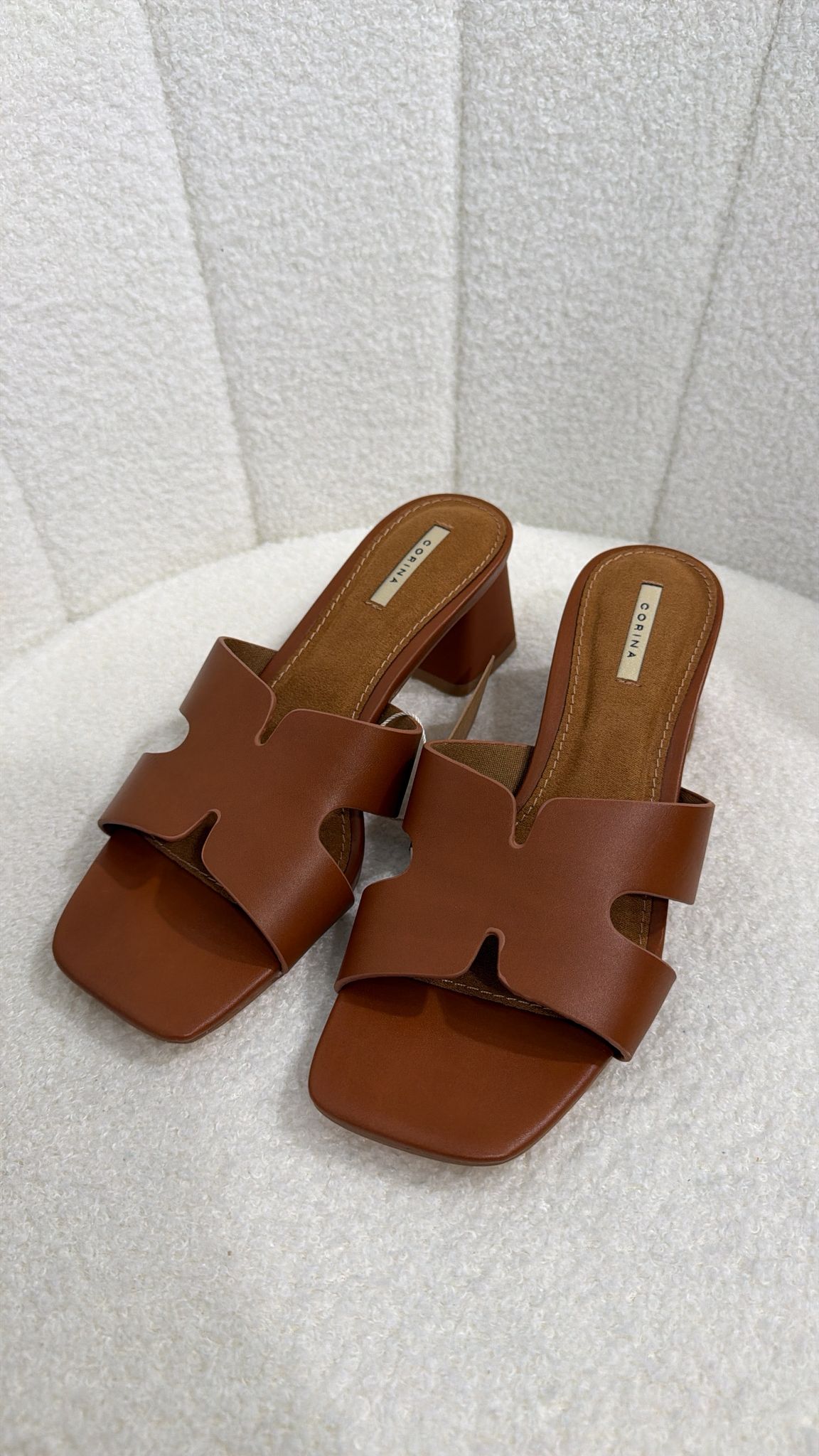 Sandália Mule H Camel