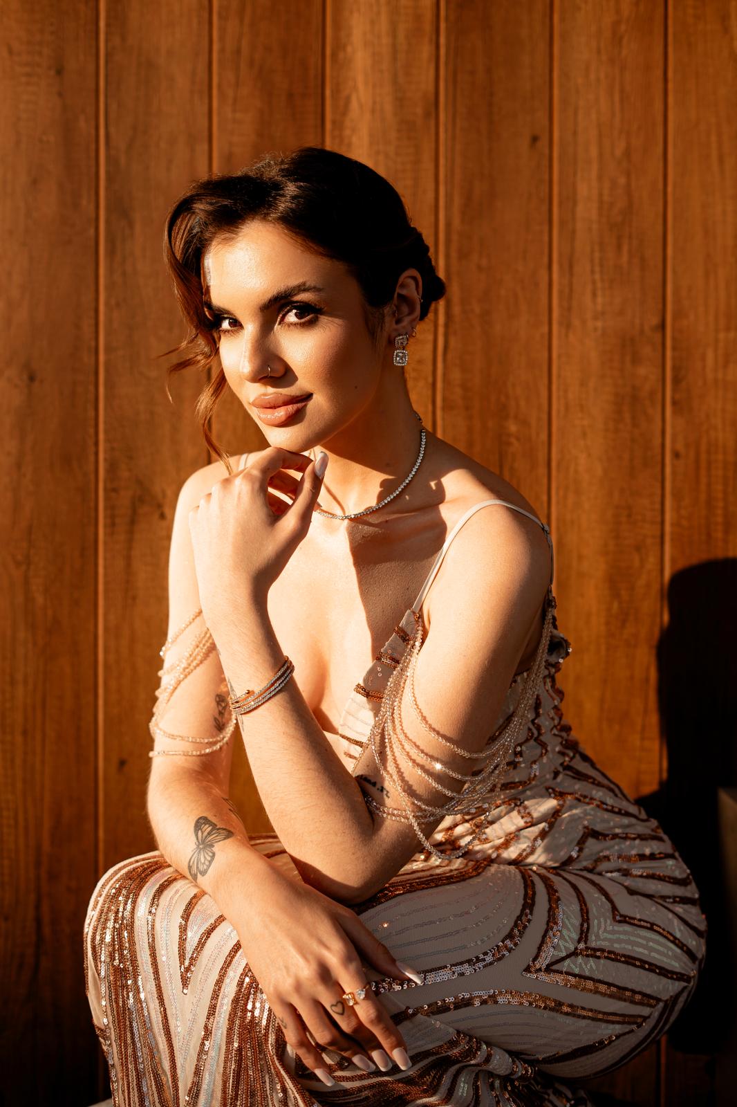 Golden Glow Dress - F&P Paris