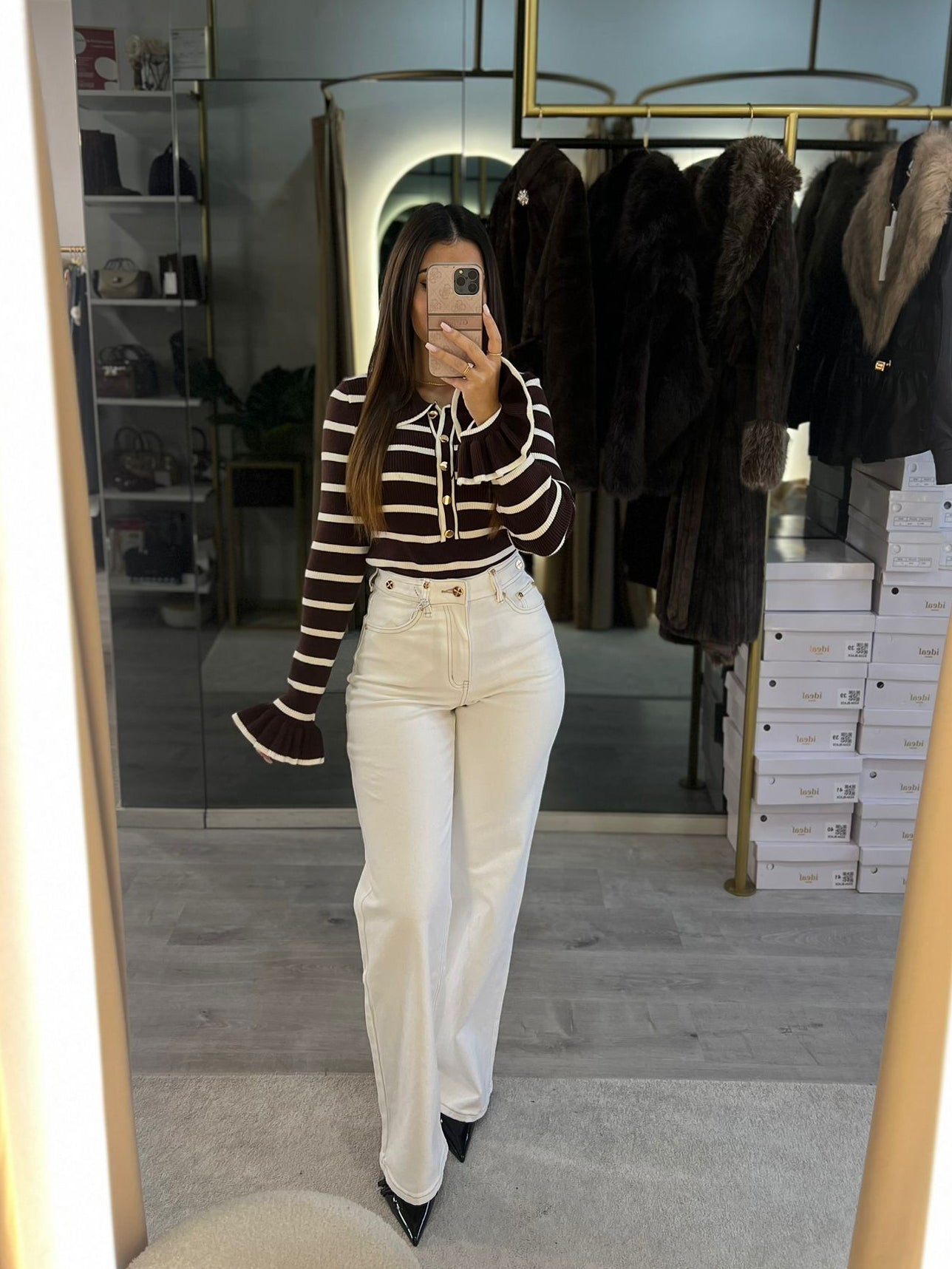 Calças Queen Hearts Brancas