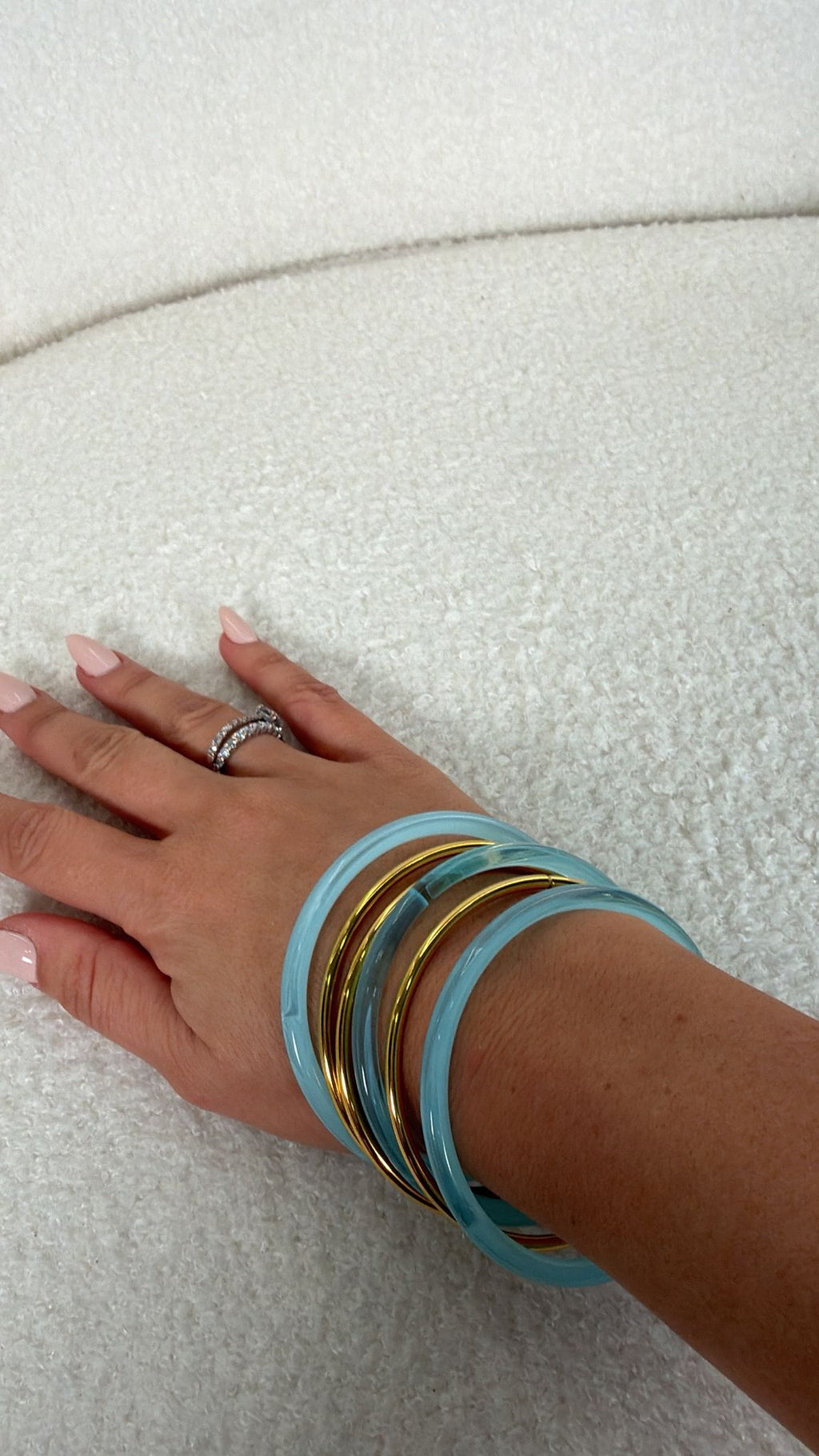 Conjunto Pulseiras Aqua Mix (6 peças)