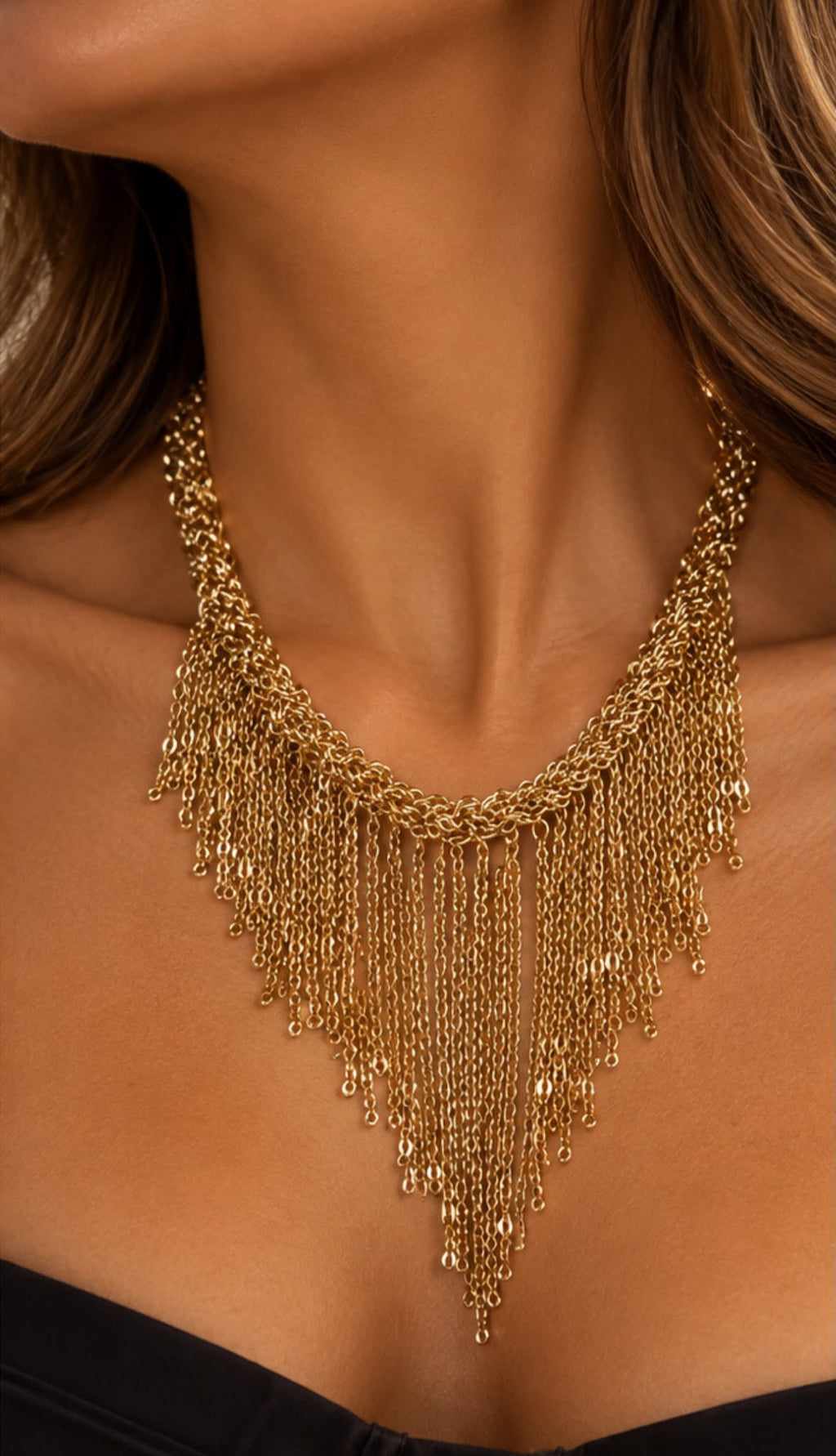 Colar Golden Cascade