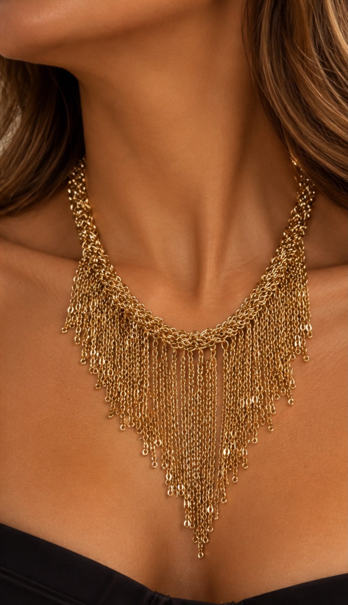 Colar Golden Cascade