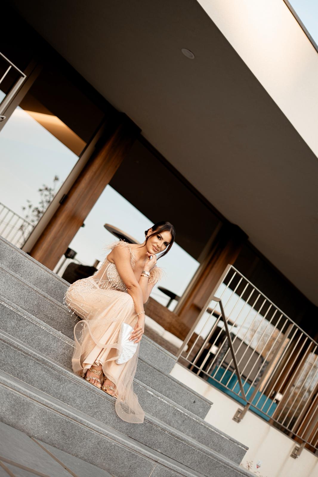 Vestido Luxe Champagne - F&P Paris