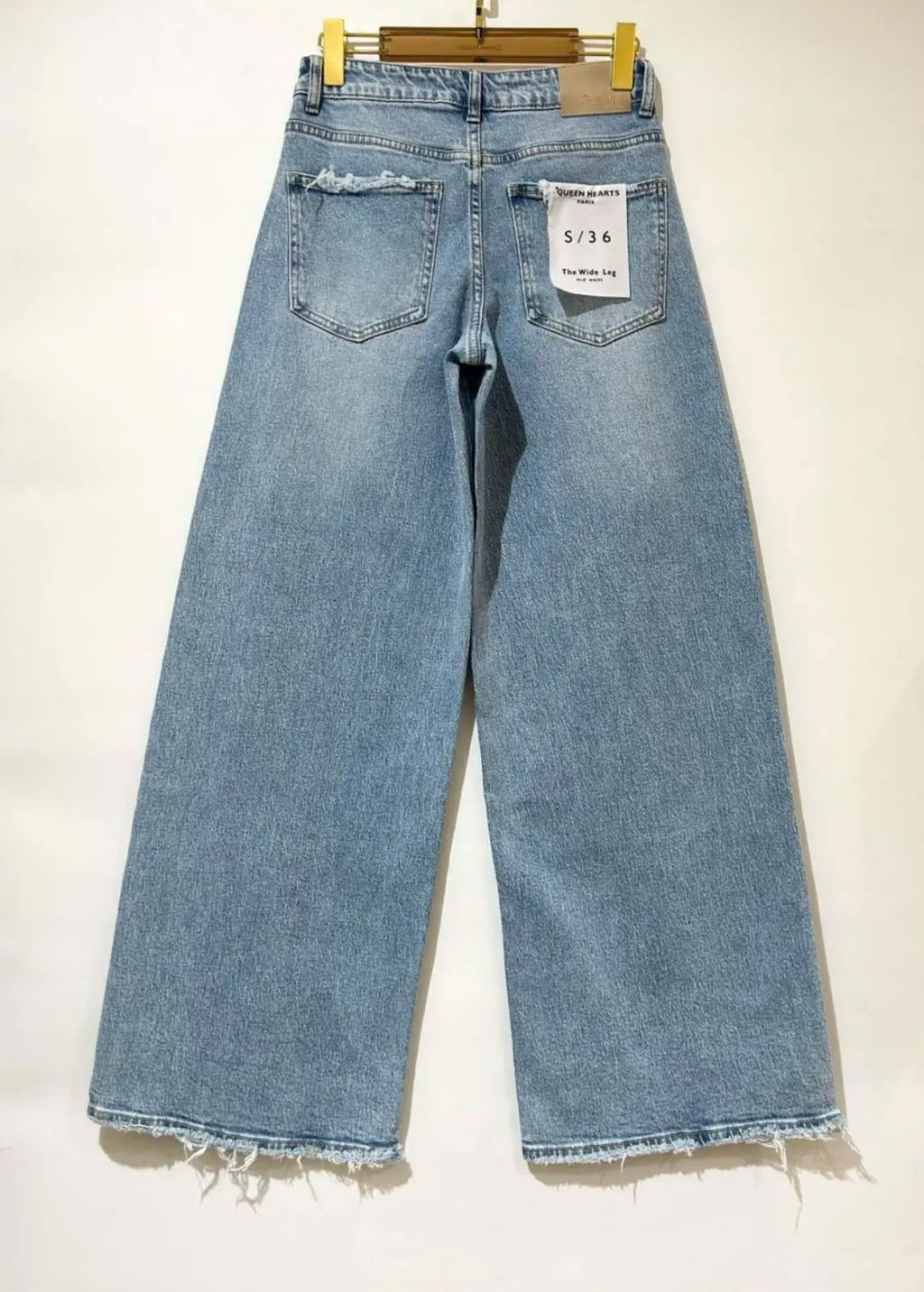 Calças Wide Leg Queen Hearts - Basic