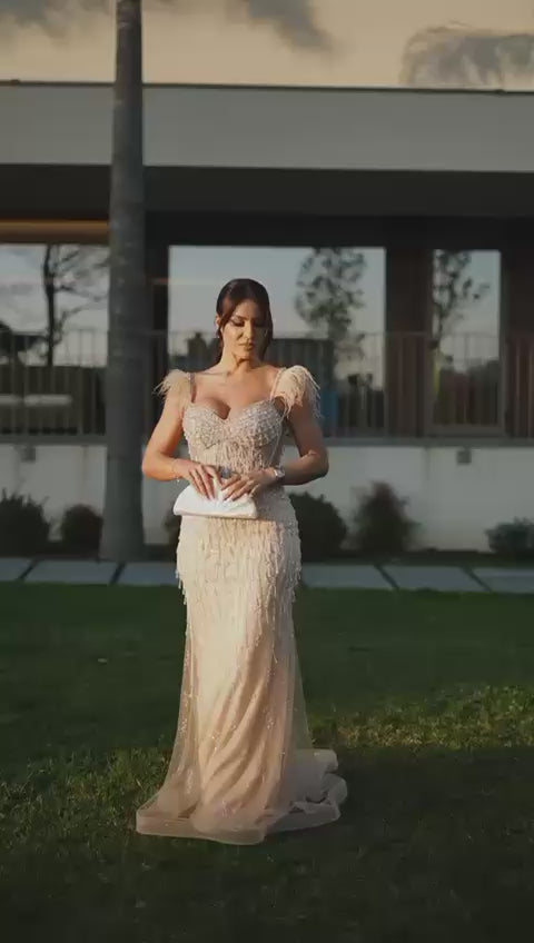 Vestido Luxe Champagne - F&P Paris