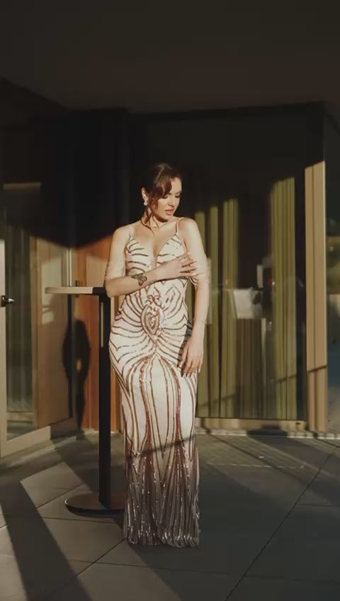 Golden Glow Dress - F&P Paris