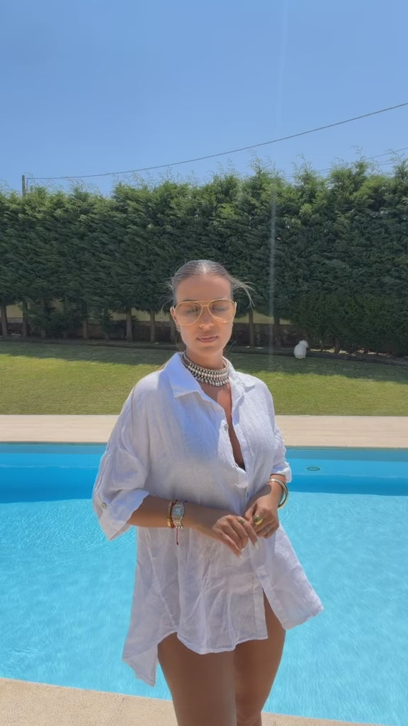 Camisa Linho Oversize